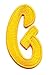 LETTERS - Golden Yellow Script 2
