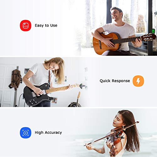 image for Souidmy Guitar Tuner, with Guitar, Bass, Violin, Ukulele and Chromatic