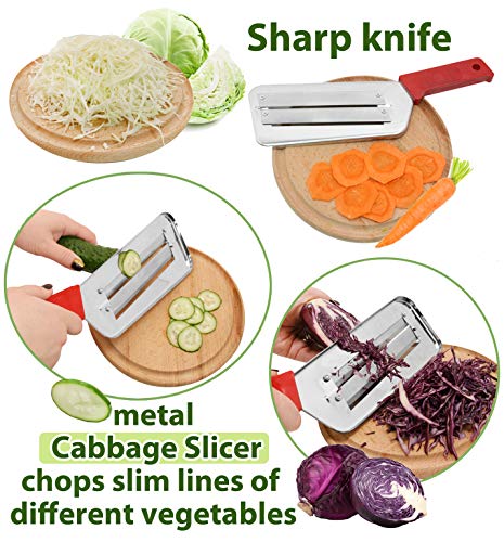 Shredder for cabbage metal Cabbage Slicer Chopper Shredder Sauerkraut Cutter Slaw Cutter by PetriStor