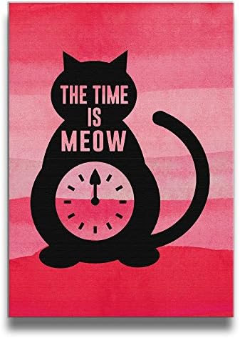 Time Is Meow Solid Wood Frameless Photo Frame Designs 1620 Inch
