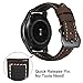 VIGOSS Leather Strap Compatible with Galaxy Watch 46mm Bands/Gear S3 Frontier Band Men 22mm Premium Vintage Crazy Horse Bracelet Replacement for Samsung Galaxy Watch 46mm/Gear S3 Smartwatch