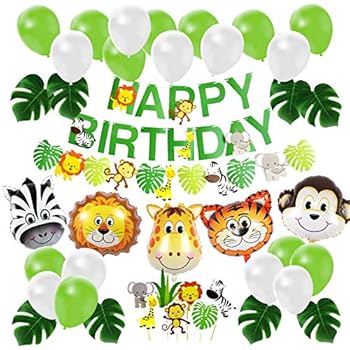Safari Baby Shower Decorations Classroom 131pcs Jungle Theme Party Supplies Safari Party Decoration White And Gold And Green Latex Balloons For Birthday Party Camping Decorating Accessories Balloons Decorations Powderhousebend Com