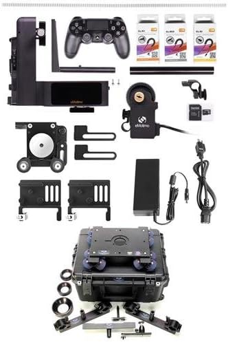 eMotimo Spectrum ST4 Pro 4-Axis Motion Control Kit, Includes Fz (Focus) Motor, Dana Dolly Integration Kit and PS4 DUALSHOCK4 Wireless Controller - with DanaDolly Universal Rental Kit