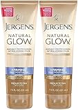 Jergens Natural Glow +Firming Daily Moisturizer, Medium to Tan Skin Tones, 7.5 Ounce (2 Pack)