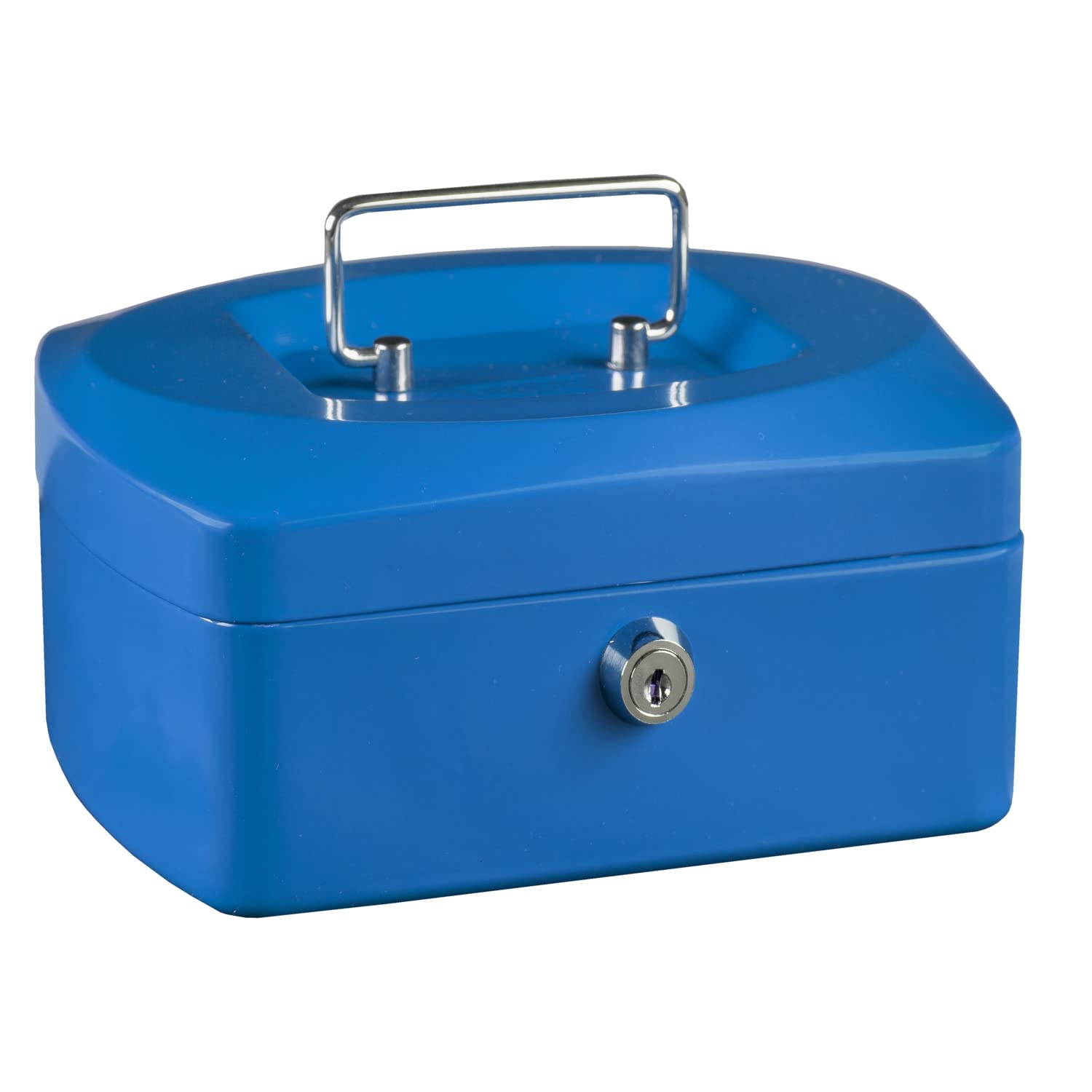 Idena 50033 Mini Cash Box 125 x 95 x 60 mm Blue