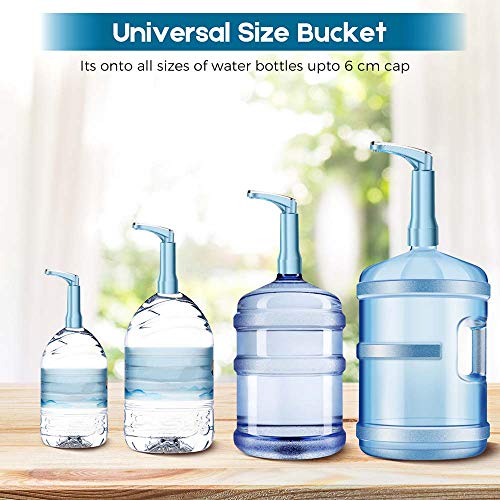 5 Gallon Water Bottle Dispenser, Portable Automatic Drinking Water Jug Dispenser Fits 1 To 5 Gallon Water Pump Usb Charging Water Dispenser for Home Kitchen and Outdoor Camping - Thumbnail 4