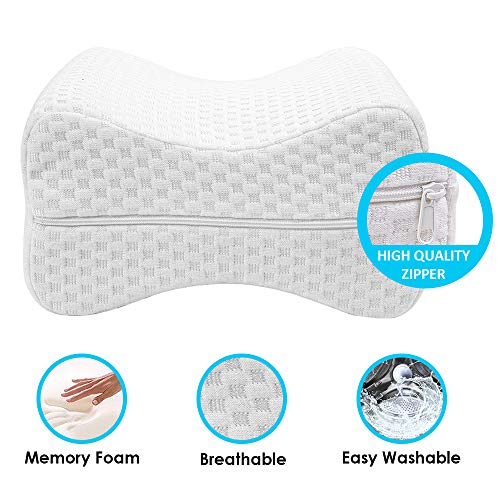 THETIS Homes Knee Pillow for Side Sleeper Leg Pillow for Sciatic Nerve