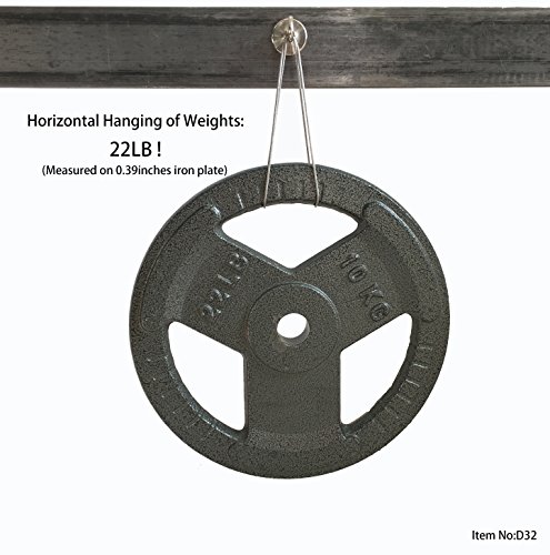 image for Neosmuk Strong Magnetic Hooks Heavy Duty, 100 Pounds Powerful Neodymiu