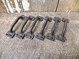 Lot/Set of 6 Dark Brown Rustic New 4.25
