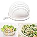 New 2017 Salad Cutter Bowl - Lightweight Easy to Use Perfect Salad Maker Chopper and Strainer for Vegetables or Fruits, Dishwasher Friendly & Easy to Clean