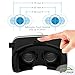 Motoraux 3D VR Glasses Virtual Reality Headsets Suitable for Google, Samsung Note, LG, Huawei, HTC, Moto Screen Smartphone (4.5-5.5 Iches)