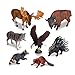 Ericoo Animal Toys Set Educational Resource Reallistic High Simulation North American Animals Figures with CPC Approval and ASTM Test -Anim006