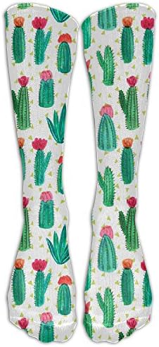 Flying XIE Cactus With Flowers Stocking Tube Sport Athletic Socks