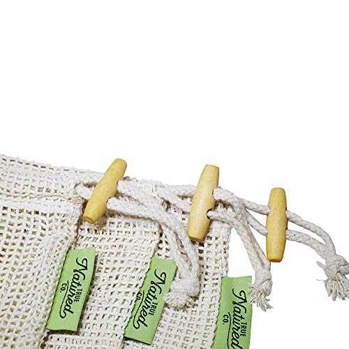 Reusable Produce Bags for Grocery Shopping (7) Zero Waste Washable