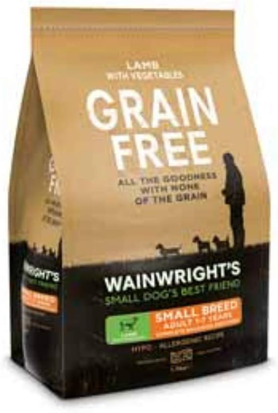 Wainwright's Adult Small Breed Grain Free Complete Lamb And Vegetable 1