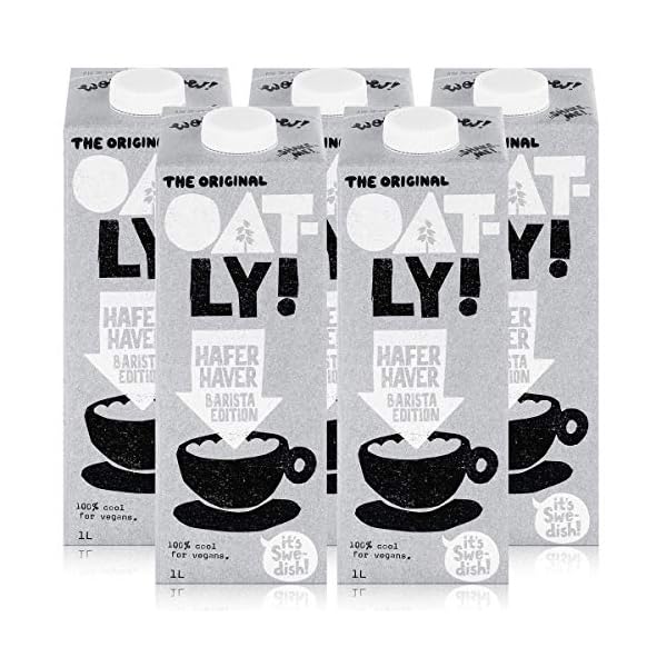 OATLY Haferdrink Barista Edition 1L - Reich an ungesättigten Fetten (5er Pack)