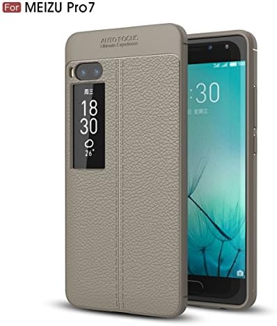 TOTOOSE Meizu Pro 7 Wallet Multi Card Holder Backcover Premium Folio PU Leather Cover Premium Case Meizu Pro 7 - Grey
