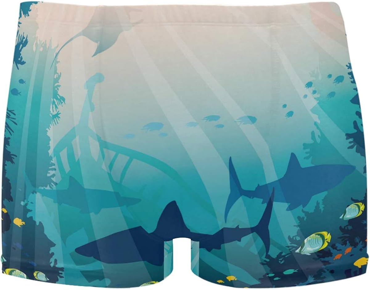 mens shark bathing suit