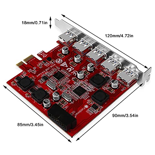 FebSmart 7Ports Superspeed 5Gbps USB 3.0 PCI Express (PCIe) Expansion