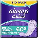 Always Dailies Fresh & Protect Normal Pantyliners 60 Per Pack (3 Pack) view 6