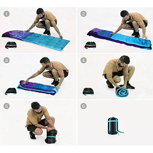 image for Sleeping Bag,ieGeek Ultralight Outdoor Envelope-Shaped Sleeping Bag Po