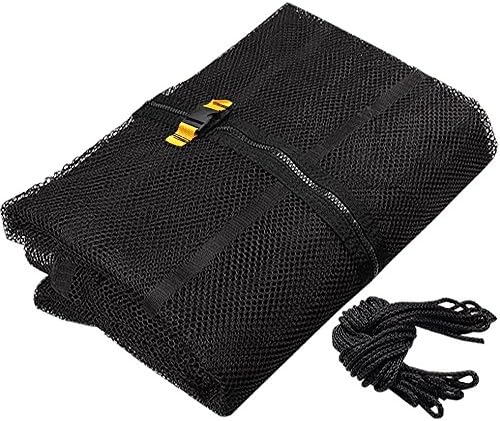 ACM GLOBAL Trampoline Enclosure Safety Net Replacement // Used with 4 Arched Supports or 8 Poles Style // POLES NOT INCLUDED - Fits 15' Ft Trampoline