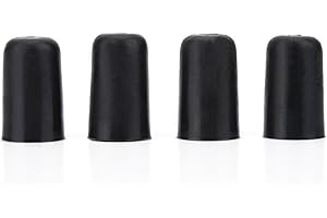 VGEBY 4Pcs Rubber Tip for Cello Endpin, Anti-slip End Pin Cover Protector Portable Cello Rubber Endpin Tip Protector Violin Accessories Black