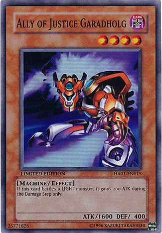 Yu-Gi-Oh! - Ally of Justice Garadholg (HA01-EN015) - Hidden Arsenal - 1st Edition - Super Rare