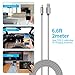 USB Type C Cable, TOMPOL USB C Cable (2 PACK 6.6ft) 3.0 Fast Charger Nylon Braided USB C Cord for Samsung Galaxy Note 8 S8 S8 plus,Pixel XL,Moto Z2,LG V30 G5 G6 V20,Nexus 6P, Nintendo Switch, Macbook