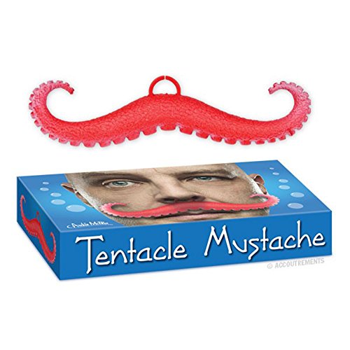 Pink Tentacle Davey Jones Fake Mustache - Image 3