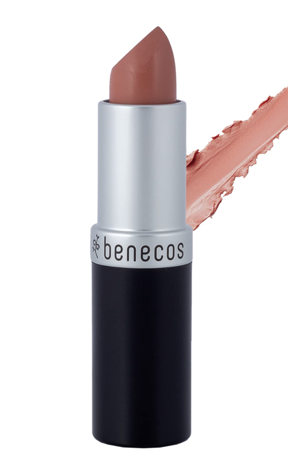 Benecos Natural Cosmetics - MAT Lipstick - matt - with organic beeswax - muse MAT - 4,5 g