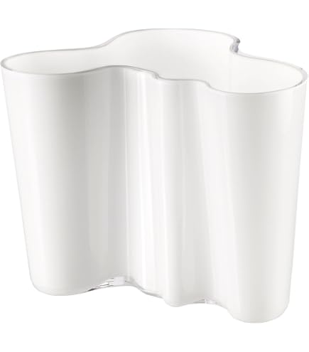Amazon.com: Iittala Alvar Aalto 120mm White Vase : Home & Kitchen
