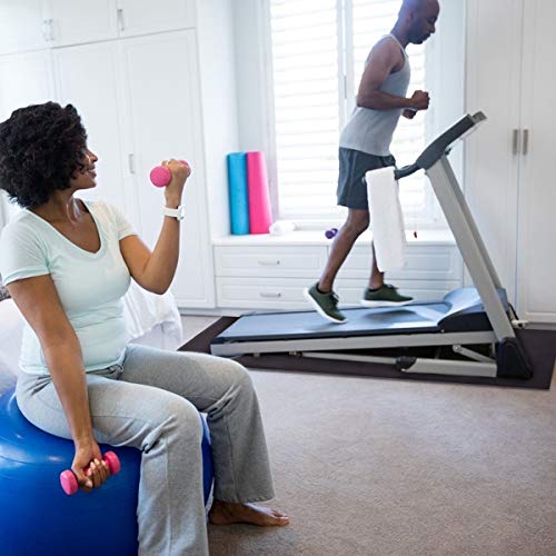 Goplus Treadmill Mat for Hardwood Floors High Density Waterproof PVC, Floor Protector Pad for Exercise Equipment for Home and Gym Use, Large Size (6.5' x 3' x 0.25'')