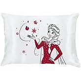 Frozen 2 Beauty Silky Satin Standard Reversible Pillowcase Cover 20x30 for Hair and Skin, (Officially Licensed Product) by Franco Collectibles