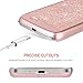 Galaxy S4 Case, Samsung Galaxy S4 Case, BENTOBEN Shockproof Glitter Luxury Shiny Bling Hard PC Case Slim Fit Sparkly Protective Phone Case Cover for Samsung Galaxy S4 for Girls & Women, Rose Gold