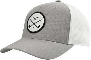 Mizuno Unisex-Adult Crossed Clubs Meshback HatGolf Hat