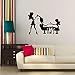DNVEN Makeup Wall Decals Beauty Salon Artist Styling Dressing Room Women Hair Nail Salon Window Posters Signs Graphics Girls Room Bedrooms Vinyl Wall Stickers Murals Decors 32 inches x 22 inches