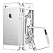 ESR Case for iPhone SE, iPhone SE Metal Bumper [Bumper Only No Back Plate] Metal Frame/Bumper for iPhone 5 / 5s / SE Fluencia Series [Shock Absorbent] (Silver)