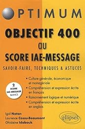 Objectif 400 au score IAE-Message