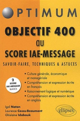 Objectif 400 au score IAE-Message