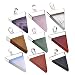 JOVIVI Silver Plated Pyramid Triangle Healing Point Chakra Pendant Necklace Chain