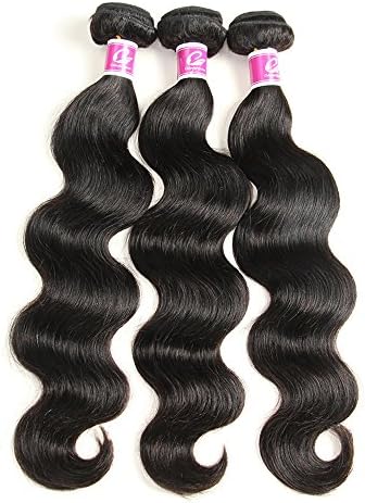 Colorful Queen Brazilian Virgin Hair Body Wave Remy Human Hair 3Bundles Weaves 100% Unprocessed Hair Extensions Natural Color 20 22 24Inch