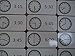 48 How to Tell Time Flashcards. Preschool, kindergarten, first grade learning activity. Educational math flashcards.