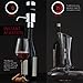 Baulia WA819 Electric Wine Aerator Pourer and Dispenser One Touch Instant Decanter, Silver