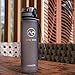 SOPHISTICATED Water Bottle, 32oz Large - Eco-Friendly Tritan Co-Polyester Plastic - with Flip Top Lid & Adjustable Strap - BPA Free - Best for Gym, Cycling, Camping, Running