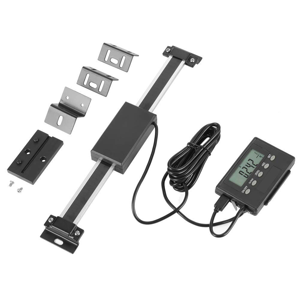 Hilitand Digital Readout Linear Scale 0-150mm, Q69C8KT3IG, Metal, for Lathes Milling Machines