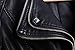 chouyatou Women's Fashion Studded Perfectly Shaping Faux Leather Biker Jacket