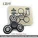 CZYY brand 2017 DIY assembled Non-3D printed Spinner Fidget CUSTOMS DIRT RESISTANT Smooth Surface durable no easy burn EDC ADHD Focus Toy Ultra Durable Speed Bearing long time (Gift Wrapping Black)