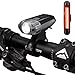 Bike Light, Icefox USB Rechargeable Bicycle Lights Super Bright White LED Bike Accessories with Water Resistant Front and Back Light Easy to Install for Adults Safe Road Cycling（with a bell)