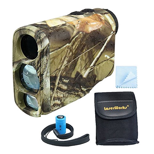 Golf Hunting Slope Correction Compensation Laser Rangefinder, 656 Yard, Customizable List of Active Mode, Works for Hiking Air-gun bow-hunting too, CR2 Battery Included